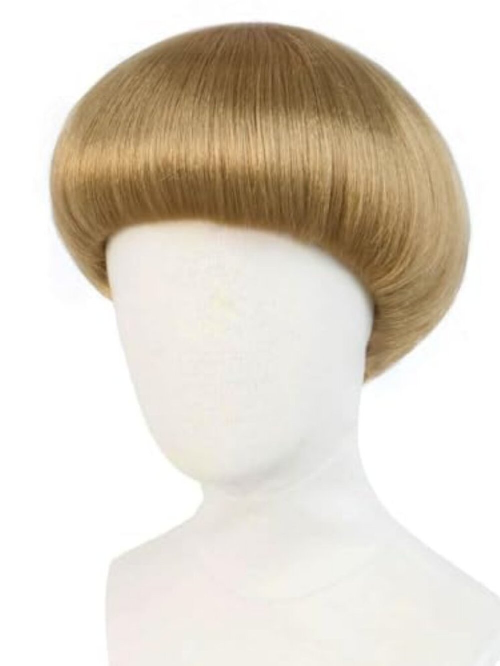 Short Blonde Bowl Cut Wig Blonde Mushroom Wigs Mens Bob Wig